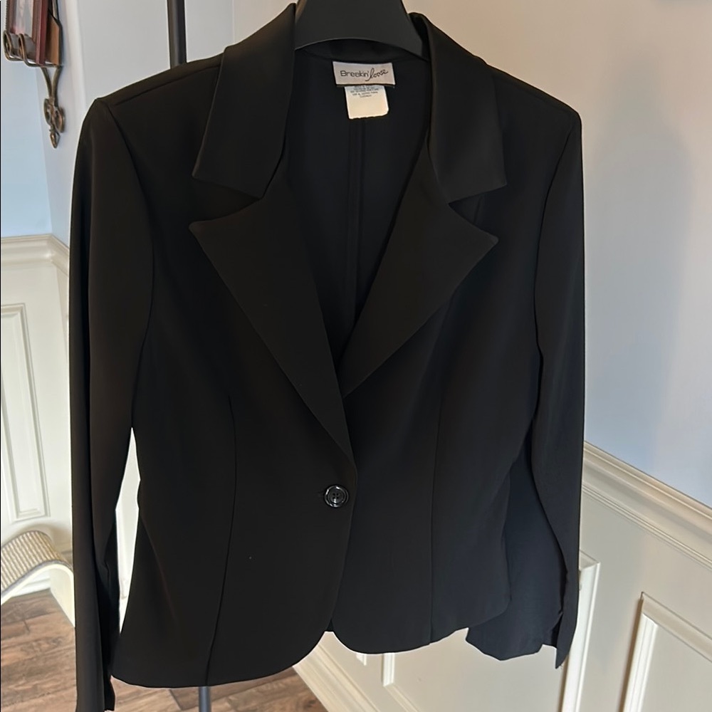 Vintage Breakin Loose Women's Classic Black Suit Jacket
